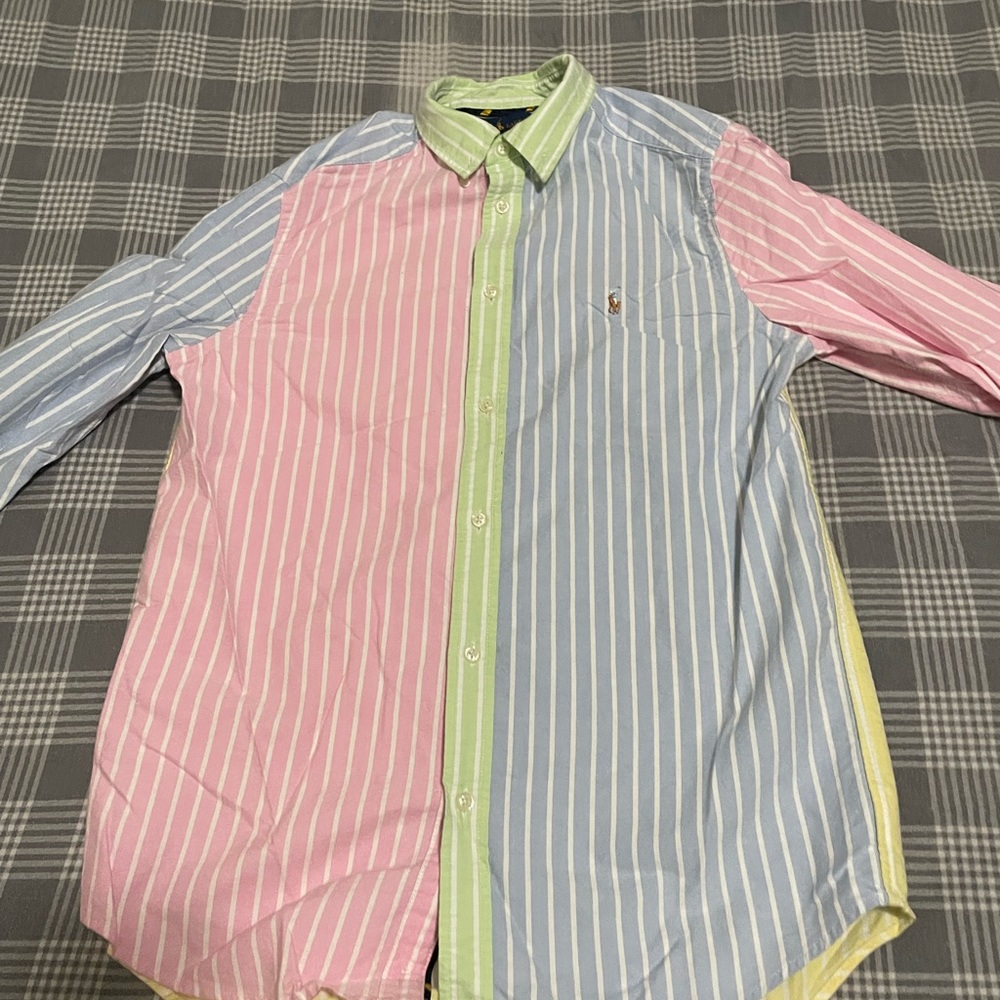 POLO RALPH LAUREN BUTTON DOWN OXFORD FUN SHIRT